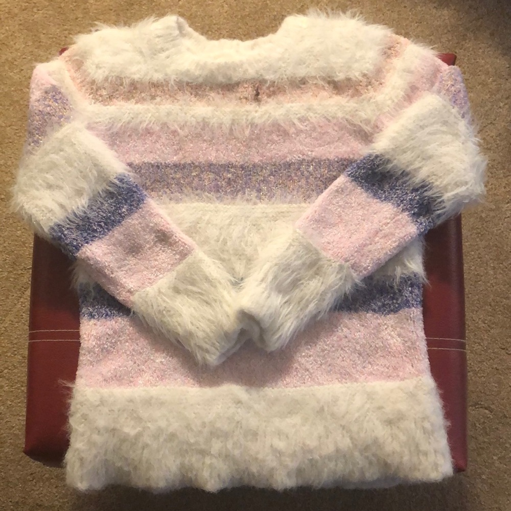 Girls fluffy sweater